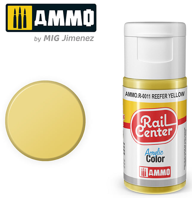 AMMO R-0011 | Reefer Yellow (15 ML) | Acrylic Paints By Mig Jimenez