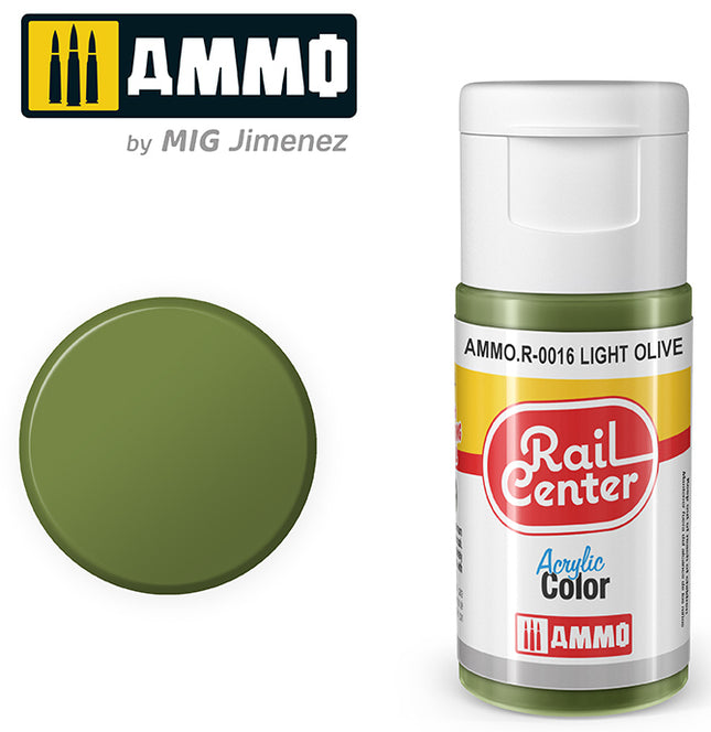 AMMO R-0016 | Light Olive (15 ML) | Acrylic Paints By Mig Jimenez
