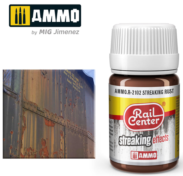 AMMO R-2102 | Streaking Rust (35 ML) | Acrylic Paints By Mig Jimenez