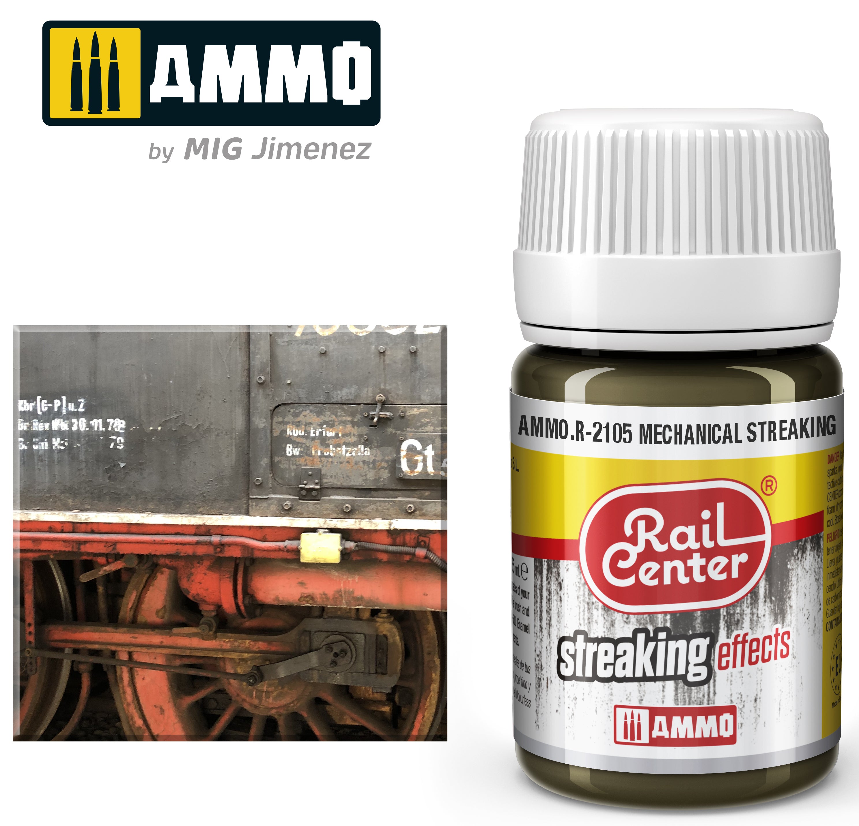 AMMO R-2105 | Mechanical Streaking (35 ML) | Acrylic Paints By Mig Jimenez