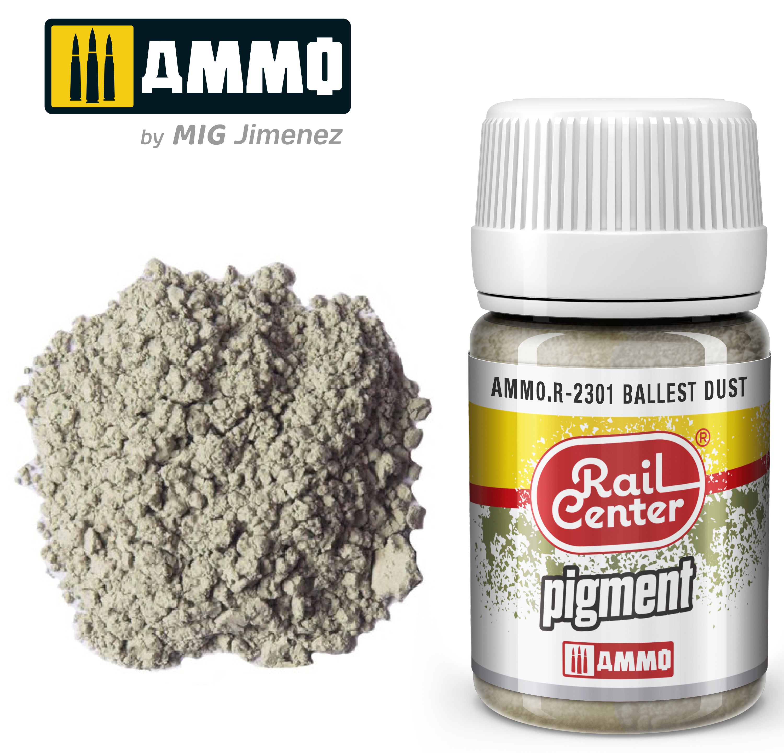 AMMO R-2301 | Ballast Dust Pigment (35 ML) | By Mig Jimenez
