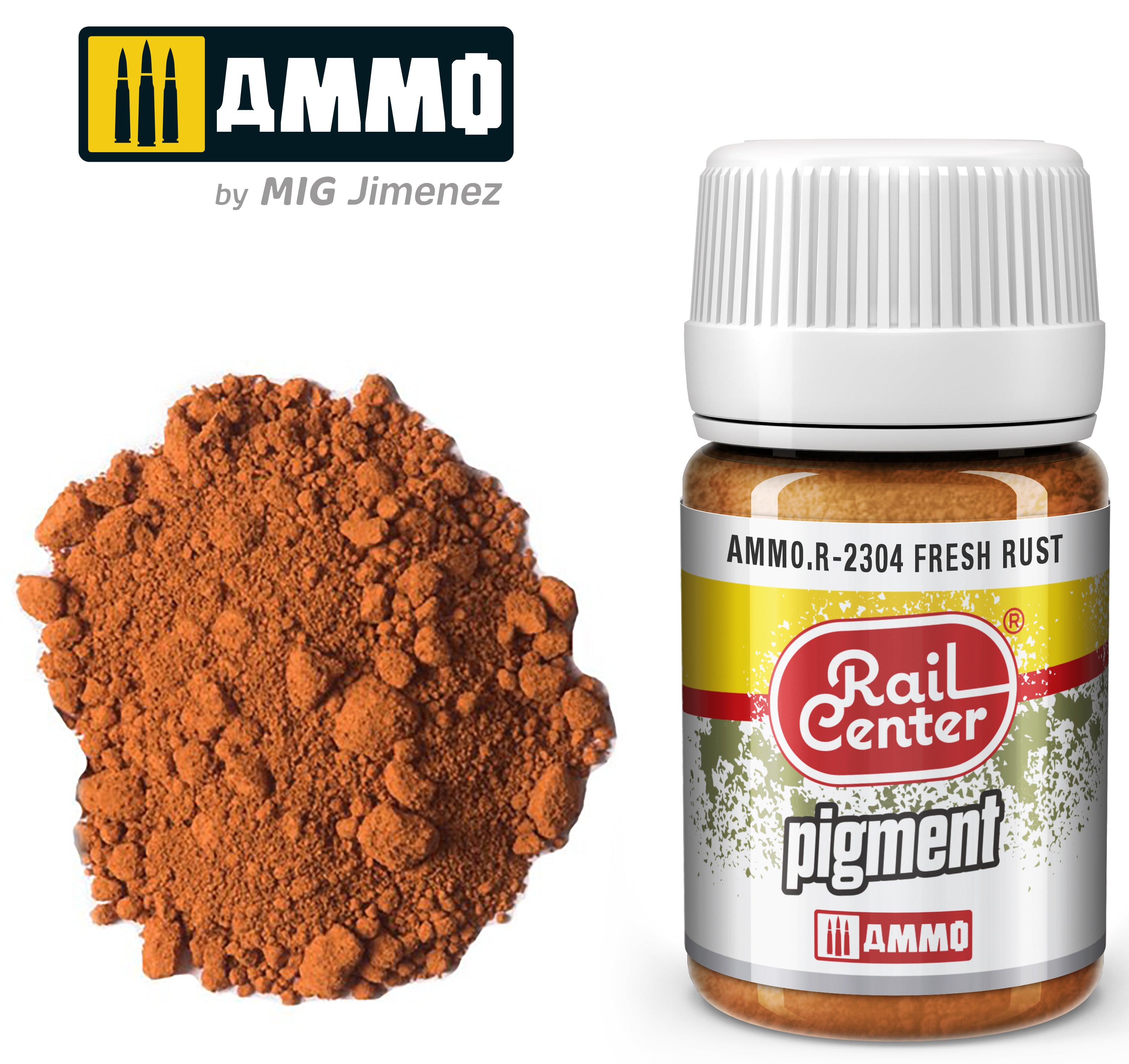 AMMO R-2304 | Fresh Rust Pigment (35 ML) | By Mig Jimenez