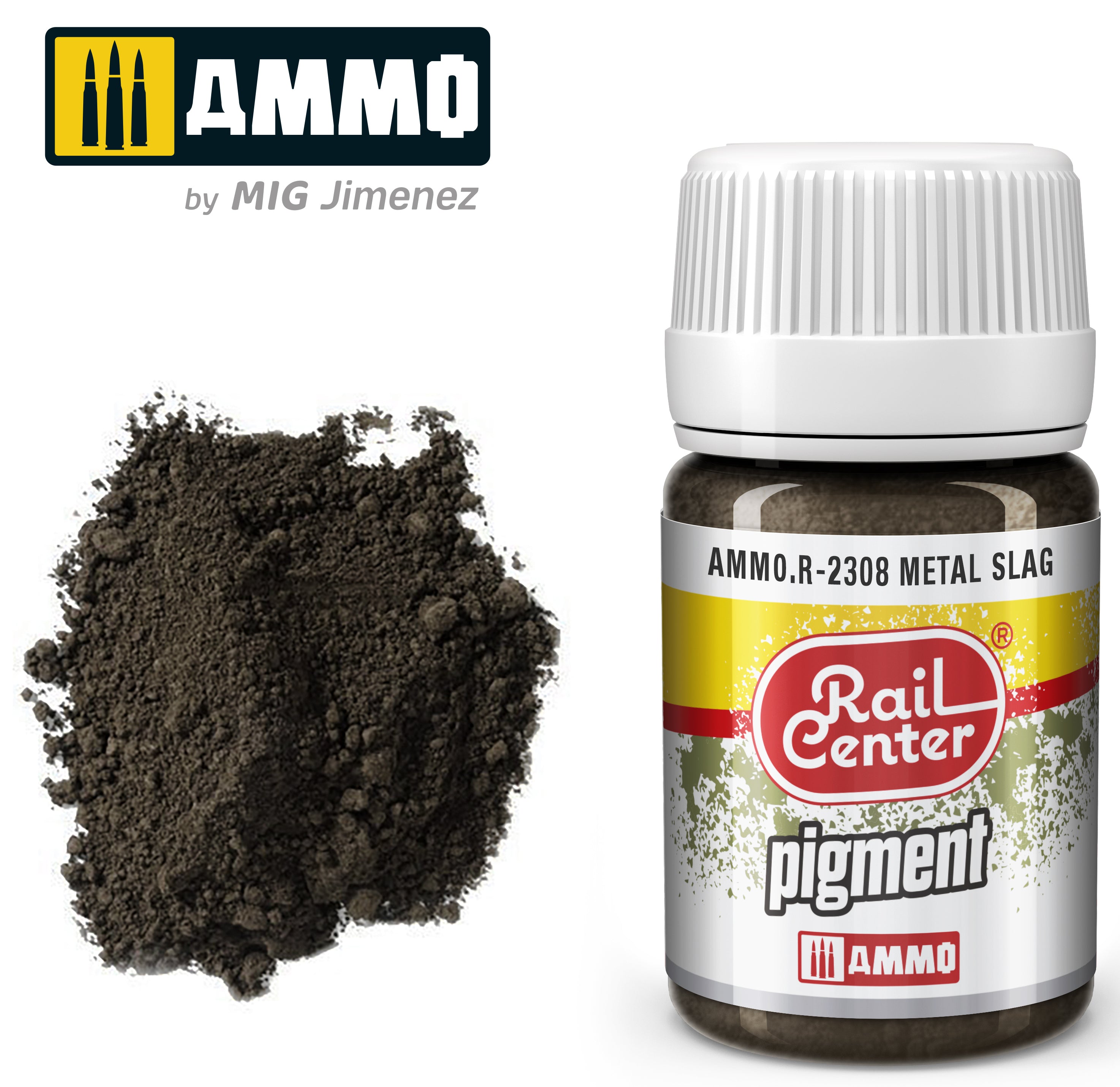 AMMO R-2308 | Metal Slag Pigment (35 ML) | By Mig Jimenez