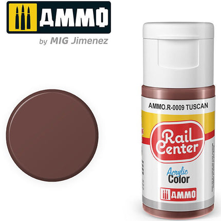 AMMO R-0009 | Tuscan (15 ML) | Acrylic Paints By Mig Jimenez - Squeaky's Trains