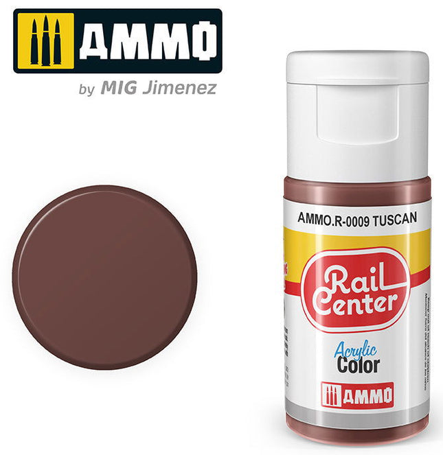 AMMO R-0009 | Tuscan (15 ML) | Acrylic Paints By Mig Jimenez - Squeaky's Trains
