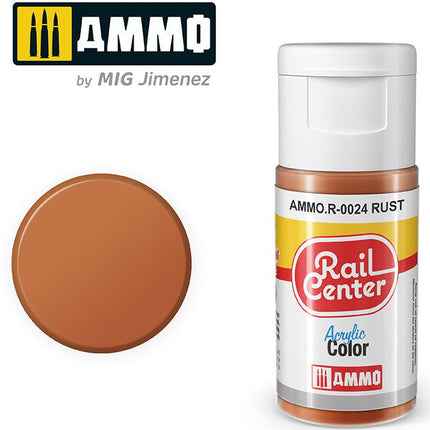 AMMO R-0024 | Rust (15 ML) | Acrylic Paints By Mig Jimenez - Squeaky's Trains
