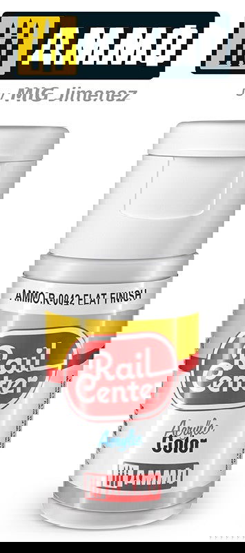 AMMO R-0042 | Flat Finish (15 ML) | Acrylic Paints By Mig Jimenez - Squeaky's Trains