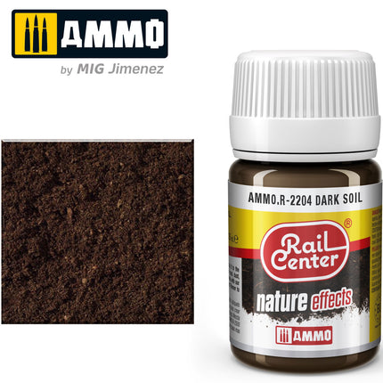 AMMO R-2204 | Dark Soil (35 ML) | Acrylic Paints By Mig Jimenez - Squeaky's Trains