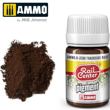 AMMO R-2306 | Trackside Rust Pigment (35 ML) | By Mig Jimenez - Squeaky's Trains