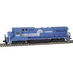 Atlas 40005130 | GE Dash 8-40B - Standard DC - Master(R) - Conrail 5060 (blue, white) | N Scale - Squeaky's Trains