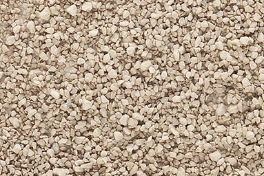 Woodland Scenics B1373 Buff Fine Ballast Shaker 57.7 cu in - ballast texture close-up