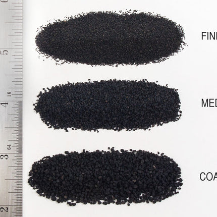 Woodland Scenics 83 | Cinders Medium Ballast Bag - ballast texture close-up