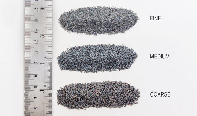 Woodland Scenics 89 | Gray Coarse Ballast Bag - ballast texture close-up