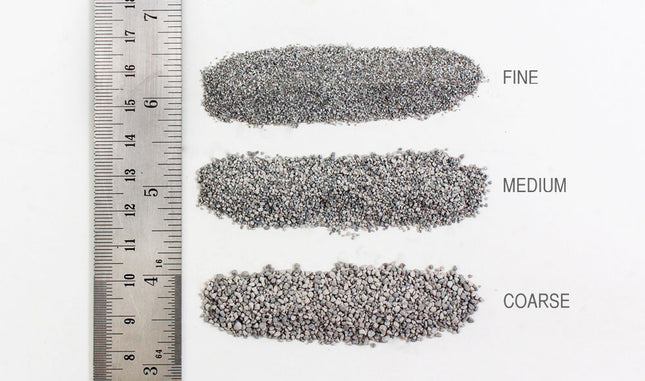 Woodland Scenics 94 | Gray Blend Medium Ballast - 24 oz Bag - ballast texture close-up