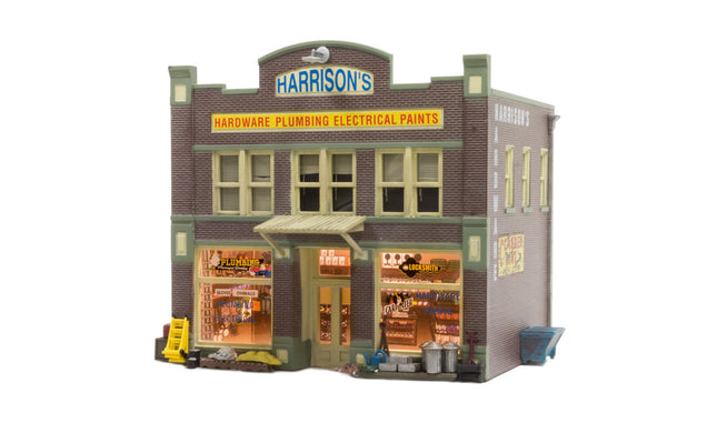 Woodland Scenics 4921 | Harrison's Hardware - Assembled Building | N Scale