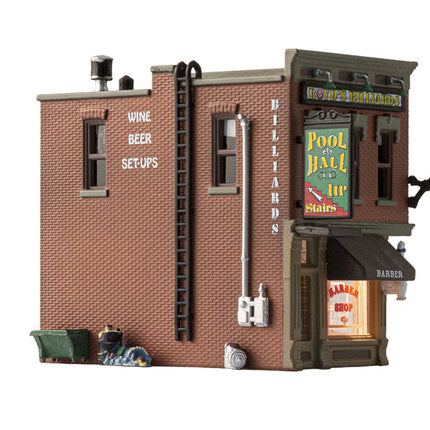Woodland Scenics BR4923 Corner Emporium N Scale - side detail