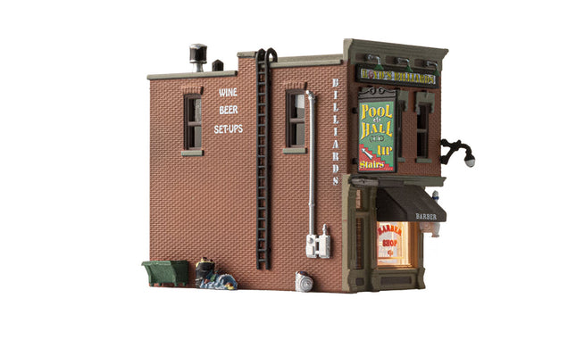 Woodland Scenics BR4923 Corner Emporium N Scale - side detail