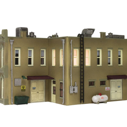 Woodland Scenics BR4930 Municipal Building N Scale - rear view