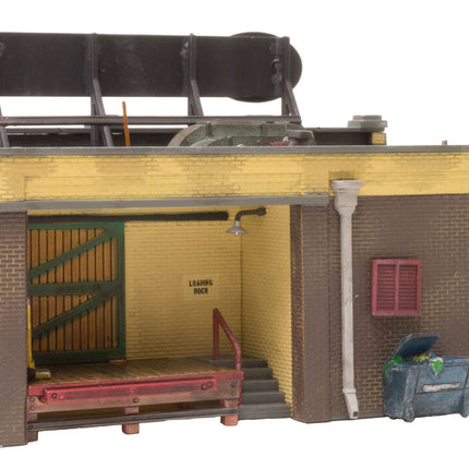 Woodland Scenics BR4941 J. Frank's Grocery N Scale - rear view
