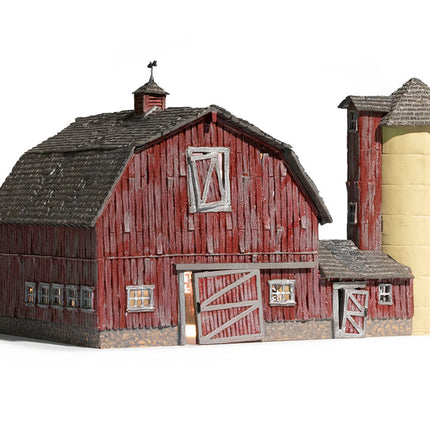 Woodland Scenics 5038 | Old Weathered Barn - Built-&-Ready | HO Scale