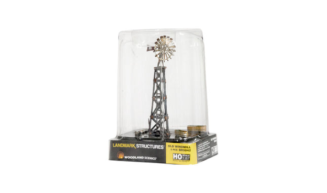 Woodland Scenics 5042 | Old Windmill - Built-&-Ready | HO Scale