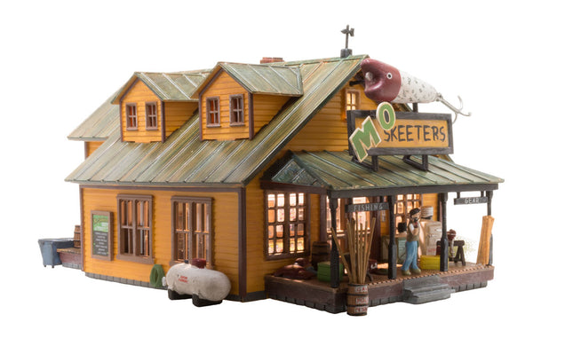 Woodland Scenics 5047 | Mo Skeeters Bait & Tackle - Built-&-Ready | HO Scale
