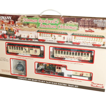 Bachmann 25023 | Norman Rockwell's American Christmas Train Set | On30 Scale - Squeaky's Trains