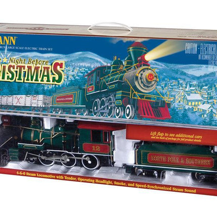 Bachmann 90037 | The Night Before Christmas Train Set | G Scale - Squeaky's Trains