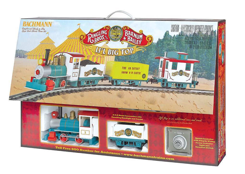 Bachmann 90194 Ringling Brothers Li l Big Top Train Set G Scale Squeaky s Trains Things