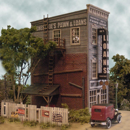 Bar Mills 442 | Honest Joes Pawn and Loan | HO Scale - Squeaky's Trains