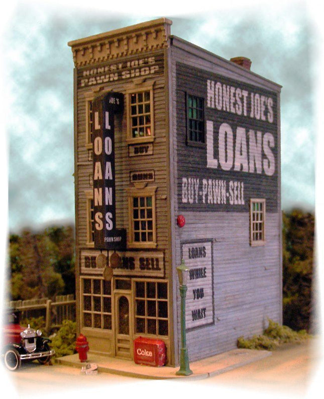 Bar Mills 442 | Honest Joes Pawn and Loan | HO Scale - Squeaky's Trains