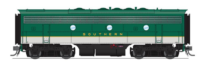 Broadway Limited 6679 | EMD F7 A/B Set, SOU 4213/4391, Green & Imitation Aluminum, A-unit Paragon4 Sound/DC/DCC, Unpowered B | HO Scale - Squeaky's Trains