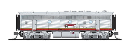 Broadway Limited 6830 | EMD F3 A/B, ATSF 25L/25A, Warbonnet Scheme, 1960's Configuration, A-unit Paragon4 Sound/DC/DCC, Unpowered B-unit | N Scale - Squeaky's Trains