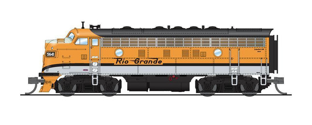 Broadway Limited 6862 | EMD F7 A/B, DRGW 5641/5642, Single Stripe Scheme, A-unit Paragon4 Sound/DC/DCC, Unpowered B - Squeaky's Trains