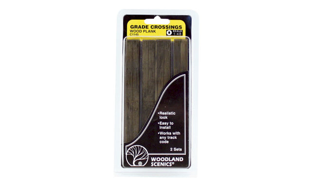 Woodland Scenics 1145 Wood Grade Crossing O Scale