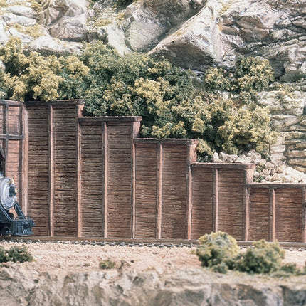 Woodland Scenics 1160 Timber Retaining Wall