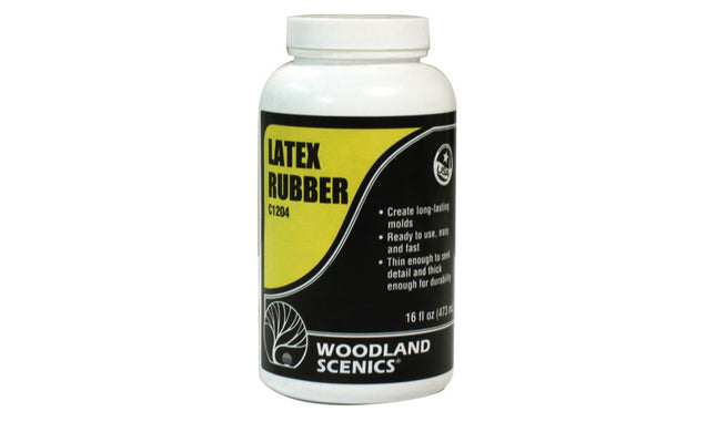 Woodland Scenics C1204 | Latex Rubber - Mold-Making Compound 16oz | All Scales