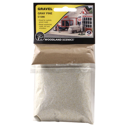 Woodland Scenics 1286 Gravel Gray Fine