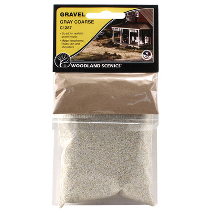 Woodland Scenics 1287 Gravel Gray Coarse