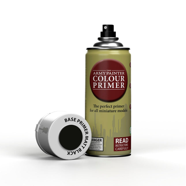 The Army Painter CP3001S Matt Black base primer spray can
