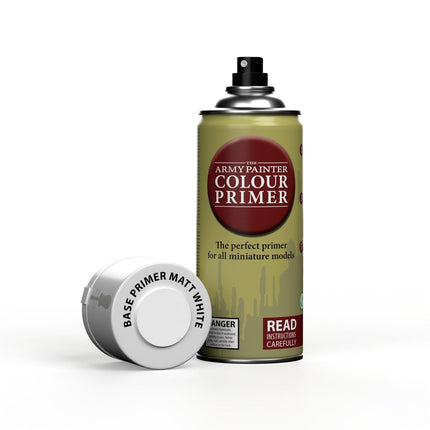 The Army Painter CP3002S Matt White base primer spray can