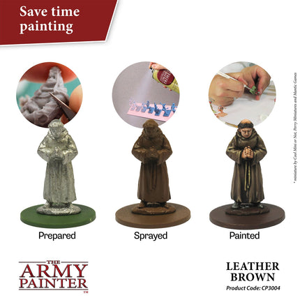 The Army Painter CP3004S leather brown primed models