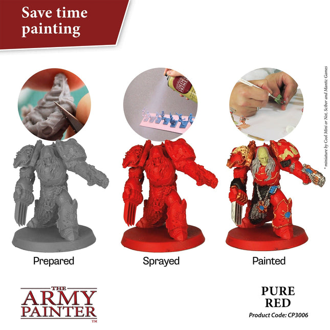 The Army Painter CP3006S red primed models