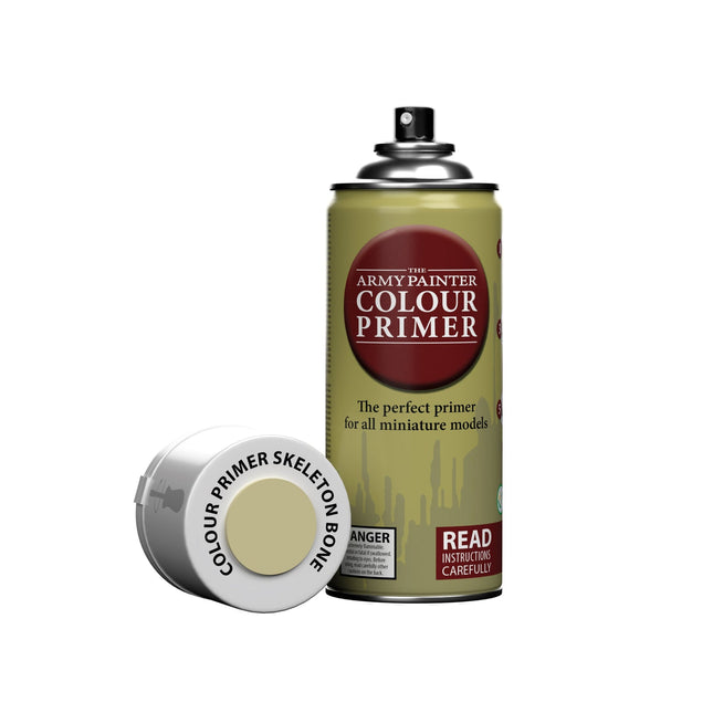 The Army Painter CP3012S Skeleton Bone colour primer spray can