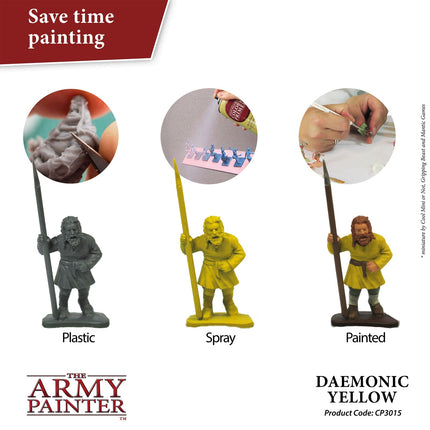 The Army Painter CP3015S yellow primed models