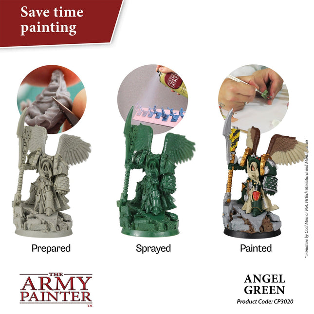 The Army Painter CP3020S green primed models