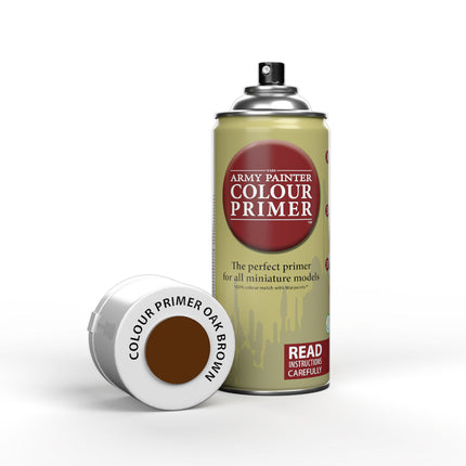 The Army Painter CP3030S Oak Brown colour primer spray can