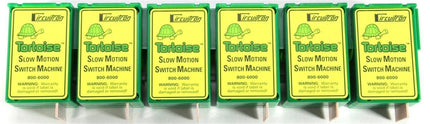 Circuitron 800-6006 | Tortoise Switch Machine Value 6 Pack | Multi Scale - Squeaky's Trains