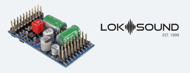 ESU 58325 | LokSound 5 L Sound and DCC Control Decoder - Pinheader Mount with Adapter | O Scale - Squeaky's Trains