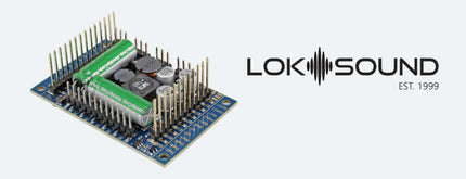 ESU 58515 | LokSound 5 XL DCC-MM-SX-M4 Multi-Prototcol Sound and Control Decoder - 4A for G Scale, Pinheader | G Scale - Squeaky's Trains